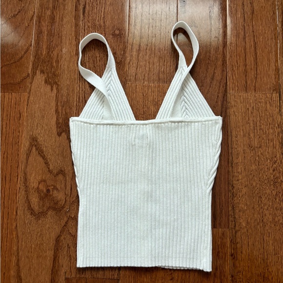 NWOT Aerie Button Front Sweater Tank Top - Picture 4 of 6